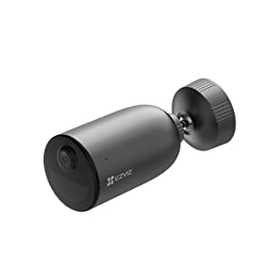 EZVIZ CS-EB3 2K Battery-Powered Outdoor WiFi Camera, Two-Way Audio, Color Night Vision, Active Defense with Siren and Strobe Light