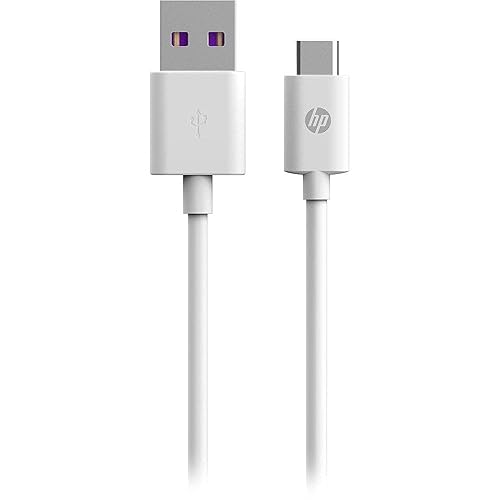 HP USB 2.0 to Type C Cable, Charge and Sync, 1M, White - DHC-TC100