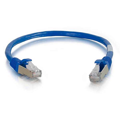 C2G 28701 Cat5e Cable - Snagless Shielded Ethernet Network Patch Cable, Blue (75 Feet, 22.86 Meters)