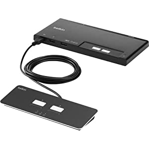 Belkin KM Switchbox - 2 Computer(s) - 1 Local User(s) - 3 x USB - Desktop, Under Table - TAA Compliant