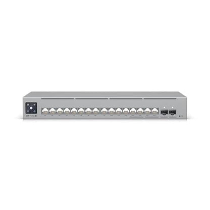 Ubiquiti Pro Max Layer 3 Switch - 16 Ports - Manageable - Gigabit Ethernet, 2.5 Gigabit Ethernet - 1000Base-T, 10GBase-X, 2.5GBase-T - 3 Layer Supported - 30 W Power Consumption - 180 W PoE Budget - Twisted Pair, Optical Fiber - PoE Ports