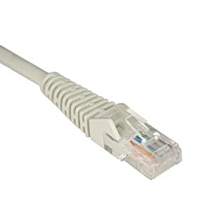 Tripp Lite Cat5e 350MHz Snagless Molded Patch Cable (RJ45 M/M) - Gray, 150-ft.(N001-150-GY) 150 Feet Gray