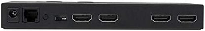 StarTech.com 2x2 HDMI Matrix Switcher - 4K UltraHD HDMI Switch with Fast Switching, Auto-Sensing and Serial Control (VS222HD4K),Black