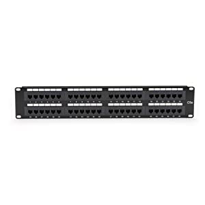 Black box network services Black Box CAT5e 48-Port Value Line Patch Panel, 2U (JPM5E48A)