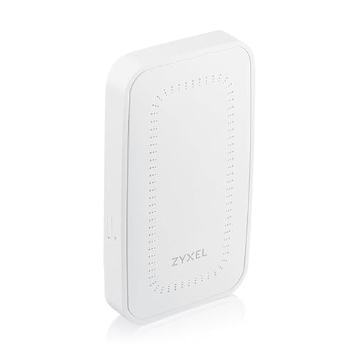 Zyxel WiFi 6 AX3000 Dual-Radio NebulaFlex Pro Wall-Plate Access Point | PoE+ [WAX300H] WiFi 6 | AX3000 | Wall Plate