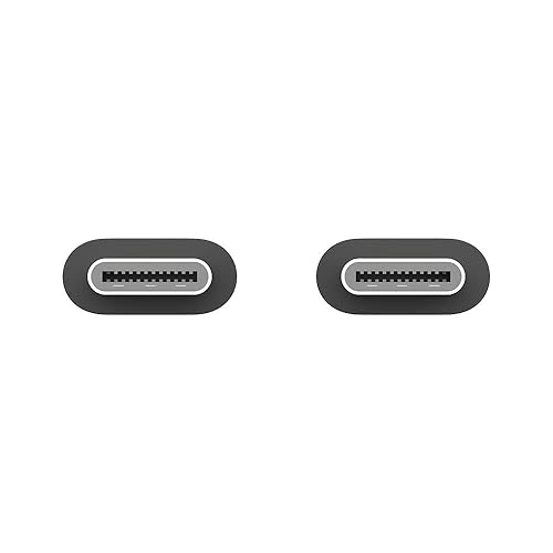HP USB-C to USB-C Cable with PD Black 1Meter USB-C3.1 DHC-TC107 - Type C-Type C Faster Recharge Your Electronic Devices with Fast Charger Function - 9YF08AA