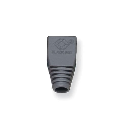 Black Box Color-Coded Snagless Pre-Plugs - Gray - 50 Pack