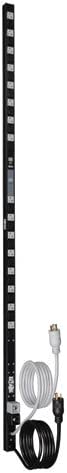 Tripp Lite Metered PDU, 20A Dual Circuit, 32 Outlets (5-15/20R), 120V, L5-20P/5-20P, 10 ft. Cord, 0U Vertical Rack-Mount Power (PDUMV40) Metered (Dual-Circuit) PDU
