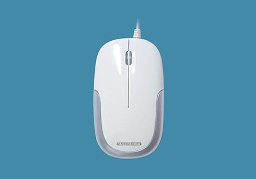 Man & Machine C Mouse - Cable - White, Silver - USB - 1000 dpi - Scroll Wheel - 2 Button(s) - Symmetrical