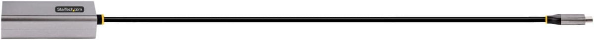StarTech.com USB-C to Ethernet Adapter, USB 3.0 to Gigabit Ethernet Network Adapter - 10/100/1000 Mbps, USB-C to RJ45 Ethernet Adapter (GbE), 12in Attached Cable, Driverless Install (US1GC30B2)