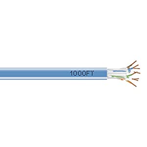 Black box network services GigaTrue 1000ft CAT6 bulk cable UTP 550MHz solid PVC - Blue