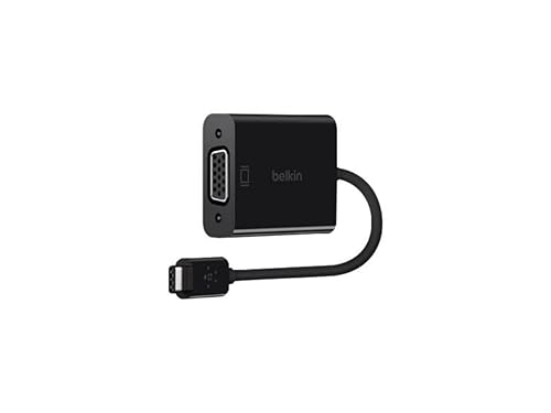 Belkin USB-C to VGA Adapter (For Business / Bag & Label) - USB Type C - 1 x VGA