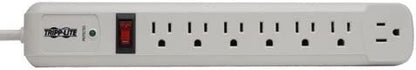 Tripp Lite 7 Outlet (6 Right Angle + 1 Transformer Outlet) Surge Protector Power Strip, 4ft Cord, Lifetime Limited Warranty &amp; $25K INSURANCE (TLP74R) 7 Outlet Outlet