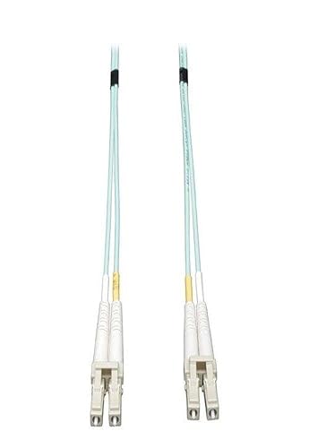 Tripp Lite 4M 10Gb 13-Feet Duplex Multimode 50/125 OM3 Fiber Cable LC/LC, (N820-04M) Aqua