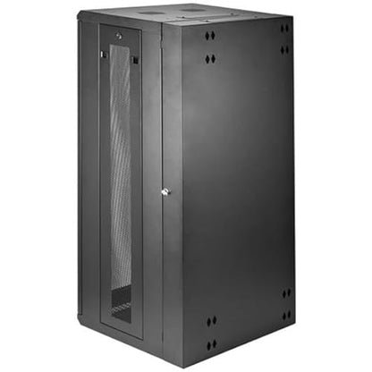 StarTech.com 4-Post 26U Wall Mount Network Cabinet w/ 1U Shelf, 19" Wall-Mounted Server Rack for IT / Data Computer Equipment 49.80"/1264.92mmx22.80"/579.12mmx21.70"/551.18mm