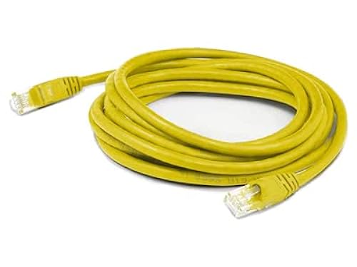 AddOn 22FT RJ-45 M/M Yellow CAT6A Patch CBL