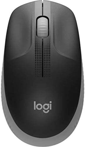 Logitech M190 Full-Size Wireless Mouse - Full-Size Mouse - Optical - Wireless - Radio Frequency - 2.40 GHz - Charcoal - USB - 1000 dpi - Scroll Wheel - 3 Button(s)