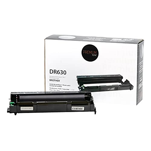 Premium Tone Replacement for Brother DR630 High Yield Black
