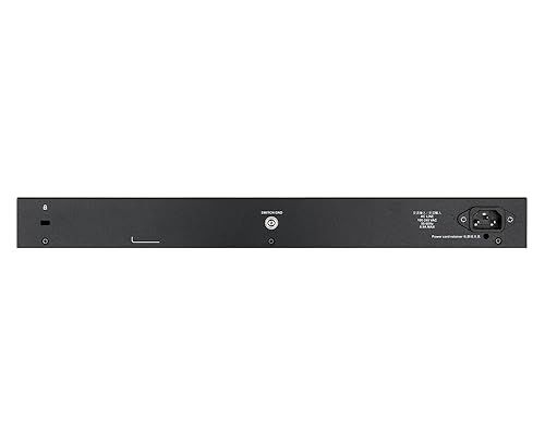 D-Link Ethernet Switch, 28 Port Smart Managed Gigabit Ethernet w/ 4 10G SFP+ Ports Uplink, Business Network 6kV Surge Protection (DGS-1250-28X)