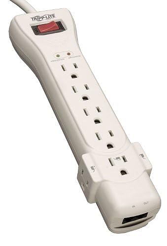 Tripp Lite SUPER-7 7-Outlet Surge Protector, 2160 Joules, 7-Feet Cord White
