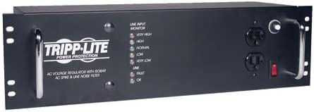 Tripp Lite Line Conditioner 2400W Automatic Voltage Regulator AVR, 1440 Joules AC Surge Protection, 120V 20A 60Hz, 6-Outlets, 6-Feet Cord, 2-Year Warranty &amp; $25,000 Insurance (LC2400)