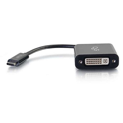 C2G 29483 USB-C to DVI-D Video Adapter Converter - Black DVI Adapter