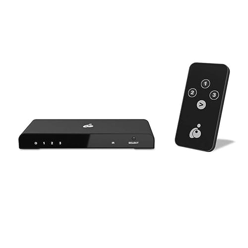 IOGEAR 3-Port True 4K UltraHD HDMI Switch, GHDSW4K3