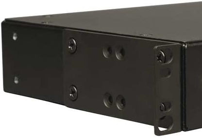 Tripp Lite Metered PDU, 10 Outlets (8 C13, 2 C19), 200-240V, C20/L6-20P Adapter, 3.2-3.8kW, 12 ft. Cord, 1U Rack-Mount Single-Phase PDU, TAA (PDUMH20HV)