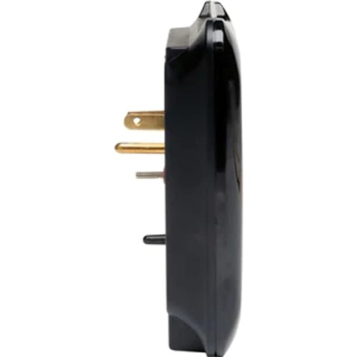 Tripp Lite Protect It! Surge Protector, 3 AC Outlets/2 USB Ports, 540 J, Black 7.00in. x 4.00in. x 2.70in.