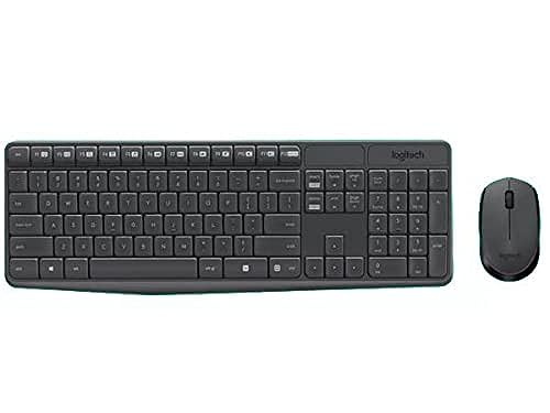 LOGITECH 920-007899 MK235 Wireless Keyboard & Mouse Combo, Black, French