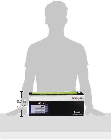 Lexmark 60F1H00 (LEX-601H) Toner, 10000 Page-Yield, Black
