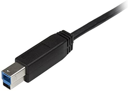 StarTech.com USB C to USB B Printer Cable – 6 ft / 2m – USB C Printer Cable – USB C to USB B Cable – USB Type C to Type B (USB315CB2M)