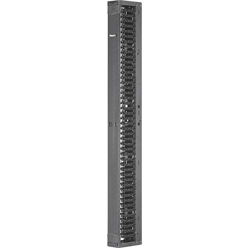 Panduit Rack Cable Management Panel (Vertical) - Black - 45U