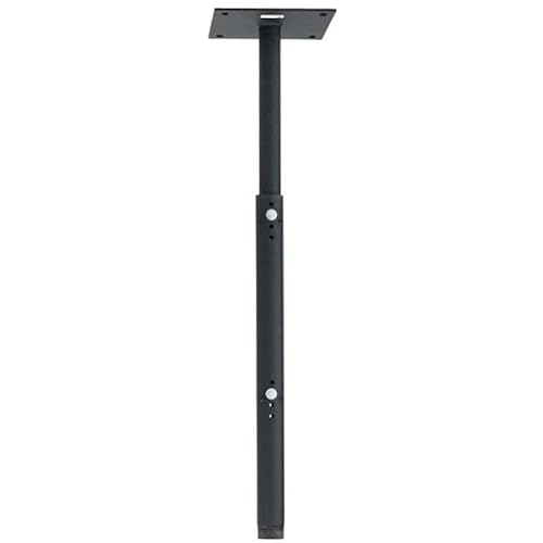 Chief 8" Ceiling Plate With 1.5" Npt 24-46" Extension Column - Black - 500lb