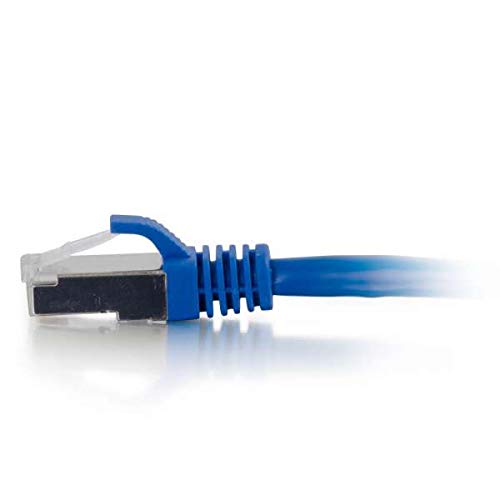C2G 28701 Cat5e Cable - Snagless Shielded Ethernet Network Patch Cable, Blue (75 Feet, 22.86 Meters)