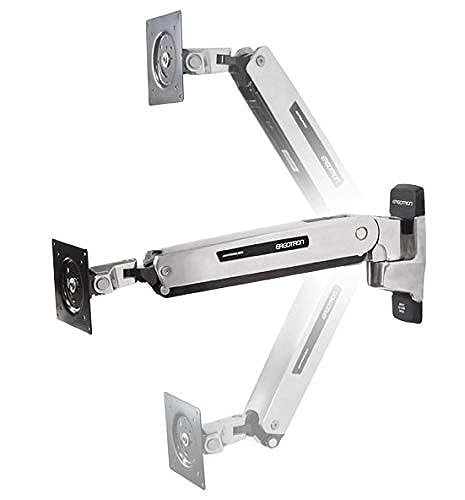 Ergotron Interactive Arm LD - Wall mount for LCD display - aluminum - polished aluminum - screen size: 42"