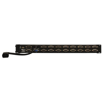Tripp Lite NetController 16-Port Rackmount Console KVM Switch Steel with 19-Inch LCD Screen, Touchpad & Keyboard, Daisy-Chain up to 256 Devices, 1URM, 1-Year Warranty (B040-016-19) 16 Port