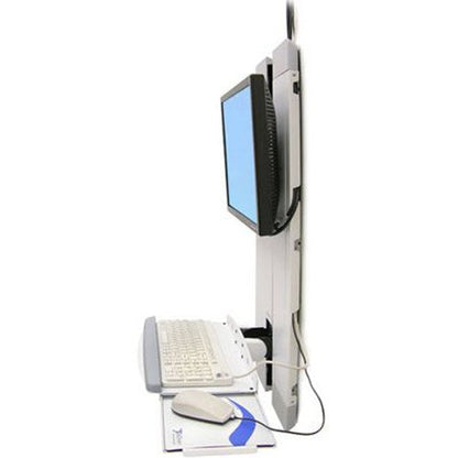 Vertical Lift, High Traffic Areas - Steel - White - Easy-to-Clean Exterior; Righ (60-593-216)