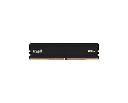 Micron PRO 24GB DDR5 SDRAM Memory Module - 24 GB - DDR5-6000/PC5-48000 DDR5 SDRAM - 6000 MHz - CL48 - Unbuffered - 288-pin - DIMM