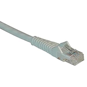 Tripp Lite Cat6 Gigabit Snagless Molded Patch Cable (RJ45 M/M) - White, 25-ft.(N201-025-WH) 25-ft. White
