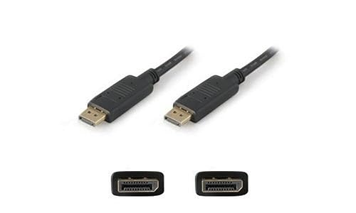AddOn 5-Pack of 3ft DisplayPort 1.2 Male to DisplayPort 1.2 Male Black Cables For Resolution Up to 3840x2160 (4K UHD)