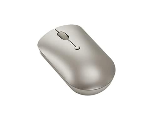 Lenovo 540 Wireless Computer Mouse for PC, Laptop, Computer with Windows or Chrome OS - 2.4 GHz USB-C Wireless Pairing Receiver - Compact Size - 18-Months Battery Life - Ambidextrous -Sand