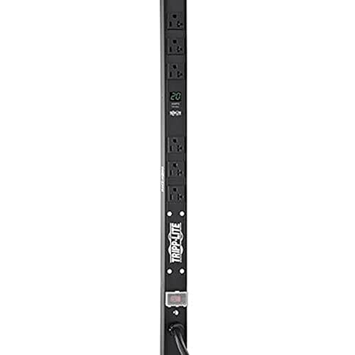 Tripp Lite Eaton Series 2kW Single-Phase Local Metered PDU, 100-127V Outlets (6 5-15/20R), L5-20P/5-20P adapter, 0U Vertical, 24-in. - Vertical Rackmount
