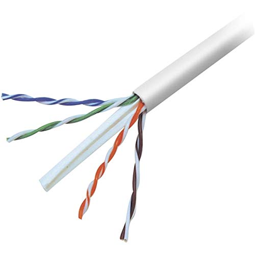 Belkin CAT6 Solid Bulk Cable - 1000 ft Category 6 Network Cable for Network Device, ATM - Bare Wire - Bare Wire - 1.2 Gbit/s - 23 AWG - Purple
