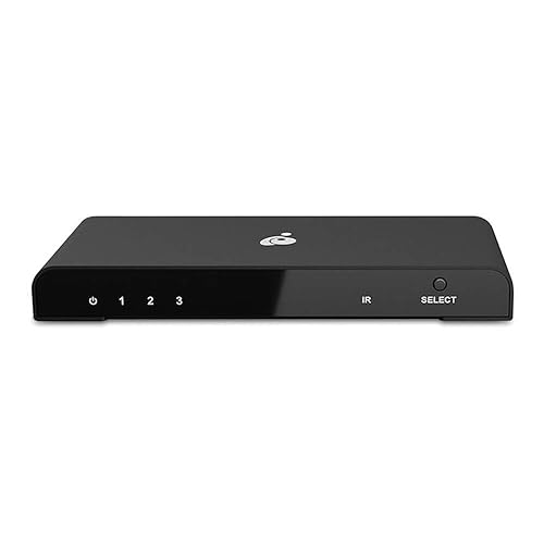 IOGEAR 3-Port True 4K UltraHD HDMI Switch, GHDSW4K3