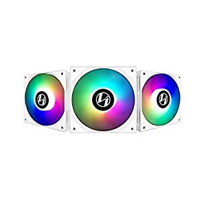 Lian Li ST120 White 3 Pack (ARGB 120mm LED PWM) (3PCS, White)
