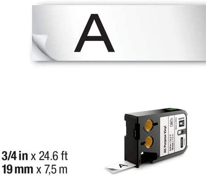 DYMO 1868752 All-Purpose Labels for DYMO XTL Label Makers, 3/4" - Black on White