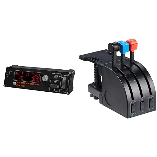 Logitech G Pro Flight Multi Panel & G Pro Flight Throttle Quadrant Panel + Throttle Quadrant