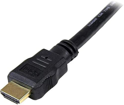 StarTech.com 10ft (3m) HDMI Cable - 4K High Speed HDMI Cable with Ethernet - UHD 4K 30Hz Video - HDMI 1.4 Cable - Ultra HD HDMI Monitors, Projectors, TVs &amp; Displays - Black HDMI Cord - M/M (HDMM10) 10 ft / 3m HDMI Cable