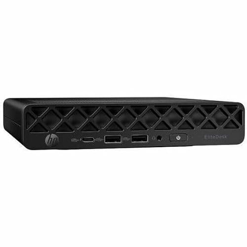 HP EliteDesk 8 G1i Desktop Computer - Intel Core Ultra 7 265T - vPro Technology - 16 GB - 512 GB SSD - Desktop Mini - Jack Black - Intel Q870 Chip - Windows 11 Pro - Intel DDR5 SDRAM - English Keyboar